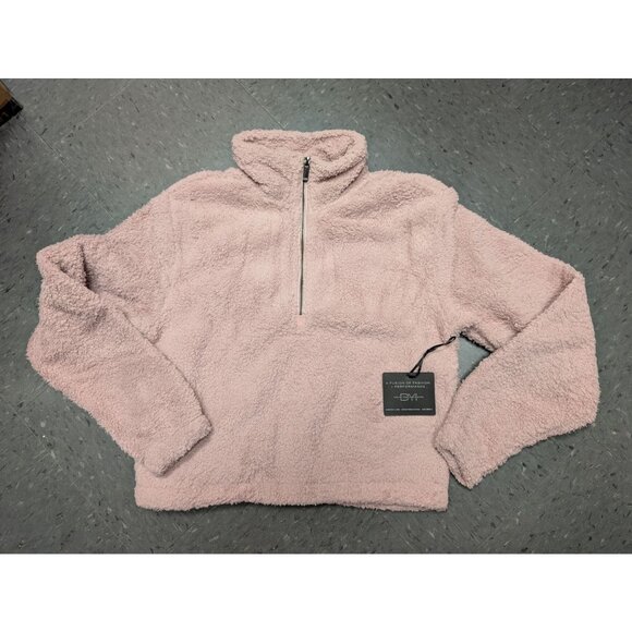 DYI Women's Tranquil 1/2 Zip Fuzzy Fleece Sweater Dusty Lavender Size Small - Picture 5 of 8